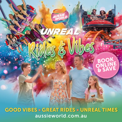 Winter School Holidays at Aussie World on the Sunshine Coast