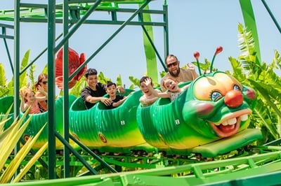 Bug Run at Aussie World the Sunshine Coast Theme Park