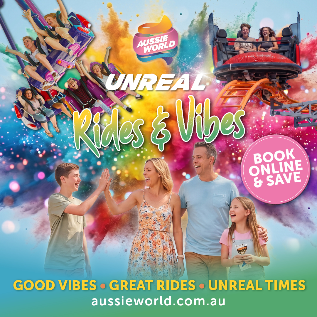 Winter School Holidays at Aussie World on the Sunshine Coast